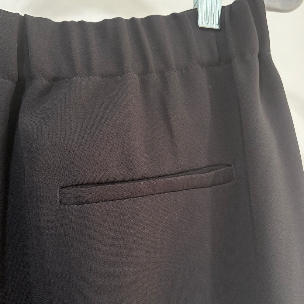 J. Crew Black Classic High Rise Straight Leg Easy Pants, Size 12T - Picture 7 of 12